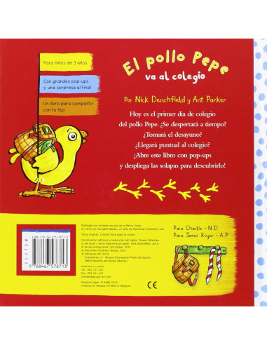 El pollo Pepe va al colegio
