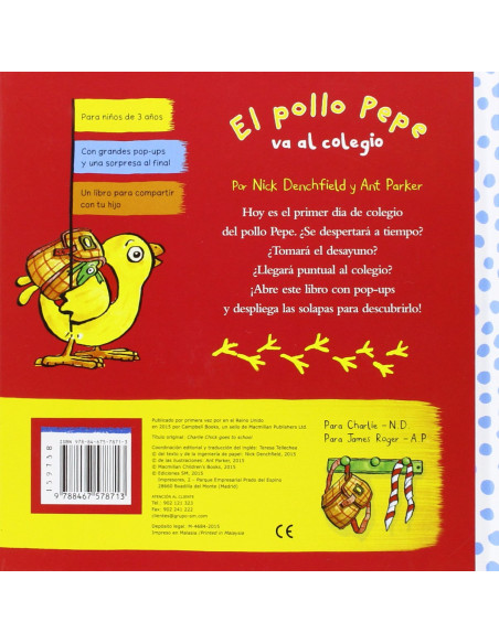 El pollo Pepe va al colegio
