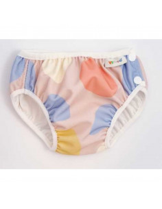 Bañador pañal formas rosas