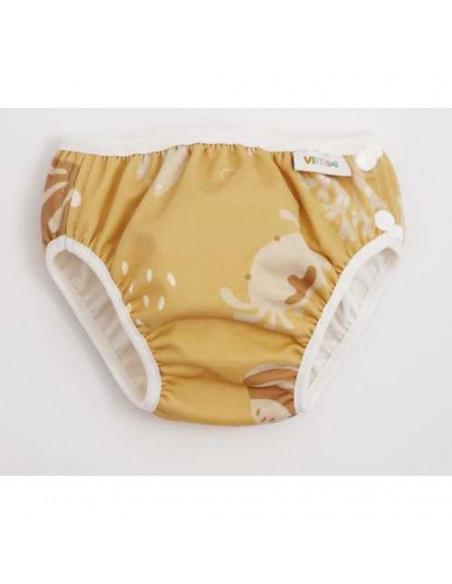Bañador pañal whale mostaza