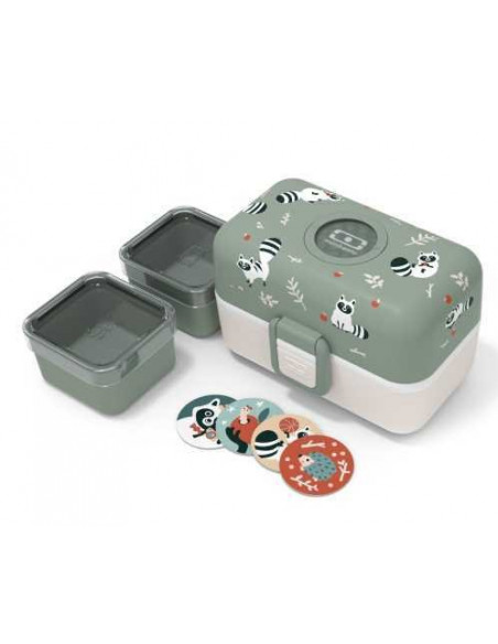 Caja almuerzo tresor mapache