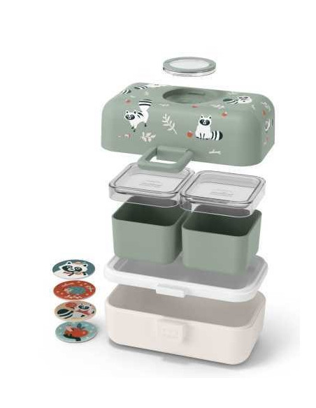 Caja almuerzo tresor mapache