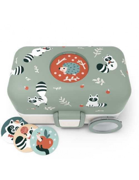 Caja almuerzo tresor mapache