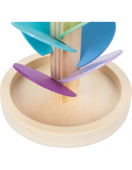 Pista de canicas sonora Arcoíris