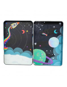 Estuche metal juego magnético espacio 2