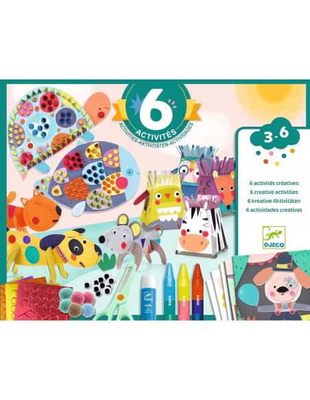 Cofre multiactividad los animales y su casa