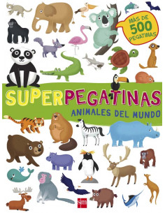 Superpegatinas animales del mundo