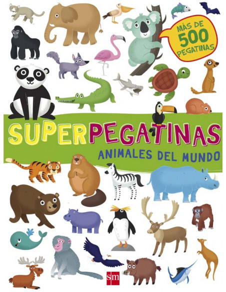 Superpegatinas animales del mundo