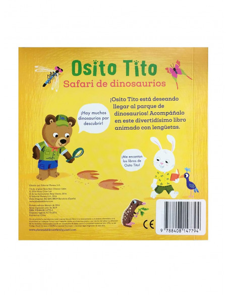 Osito Tito, safari de dinosaurios