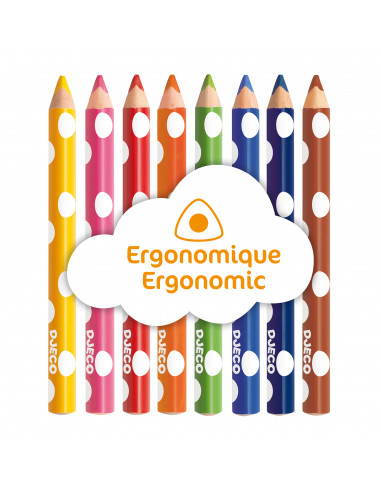 Colores para peques 8 lápices de colores