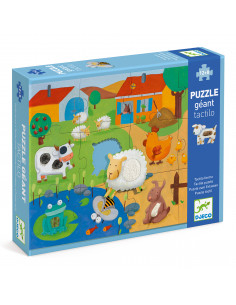 Puzle gigante Tactilofarm granja 20 piezas