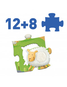 Puzle gigante Tactilofarm granja 20 piezas 2