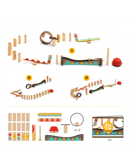 Construcción Zig & Go - 25 pcs