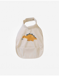 Babero impermeable dinosaurio