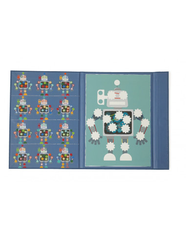 Colores y formas robot magnético