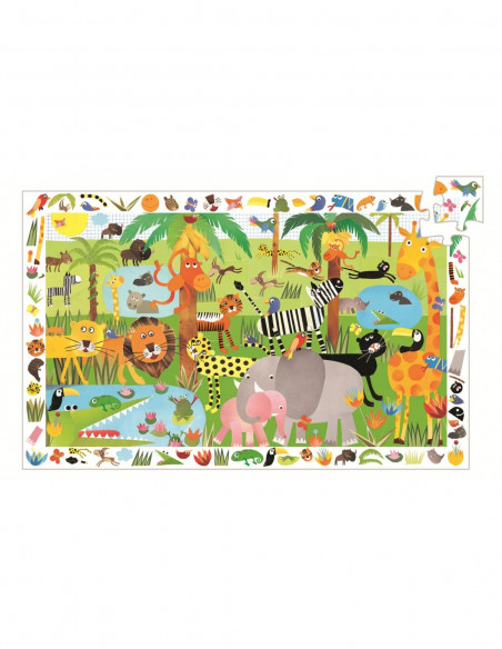 Puzle observación jungla