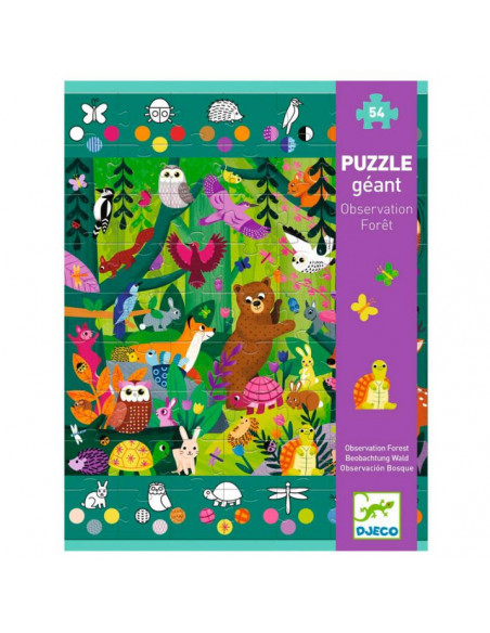 Puzle gigante observación bosque