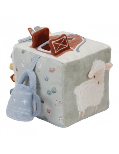 Cubo blandito de actividades mi pequeña granja