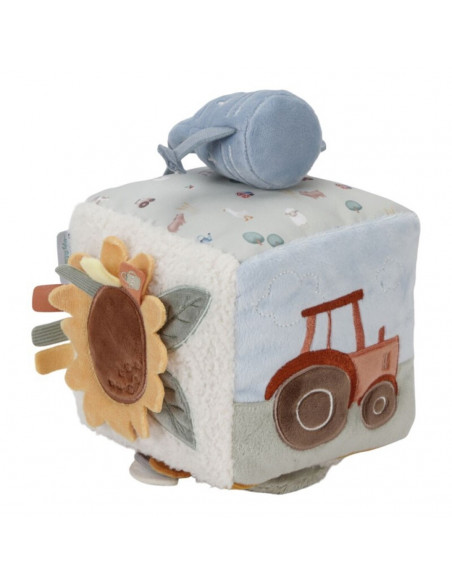 Cubo blandito de actividades mi pequeña granja