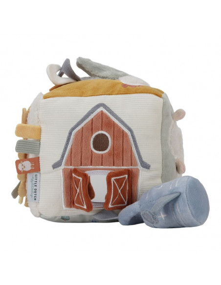 Cubo blandito de actividades mi pequeña granja