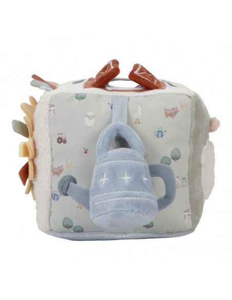 Cubo blandito de actividades mi pequeña granja