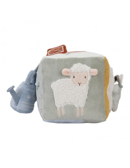 Cubo blandito de actividades mi pequeña granja