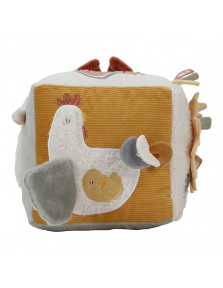 Cubo blandito de actividades mi pequeña granja