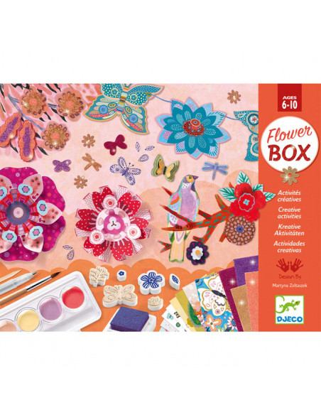 Cofre multiactividades El jardín de flores