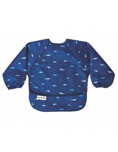 Babero con mangas ocean life 6-24 meses