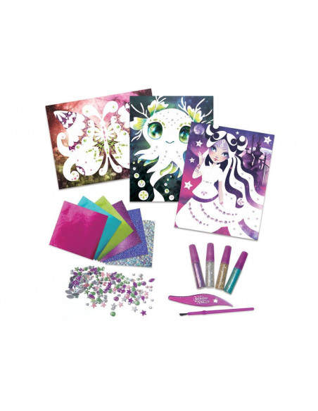 Cuadros para texturizar con purpurina