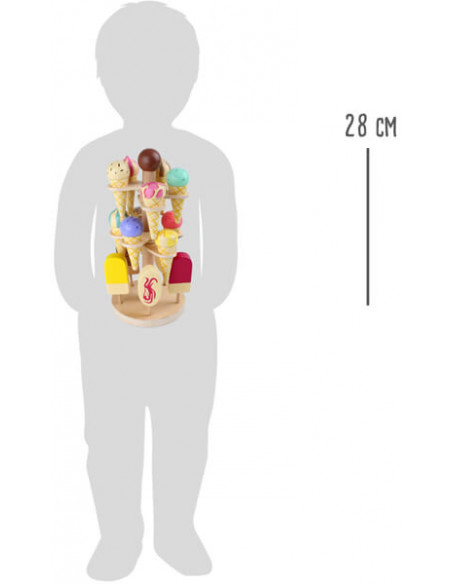 Soporte móvil para helados