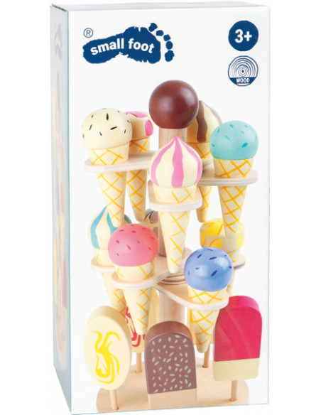 Soporte móvil para helados