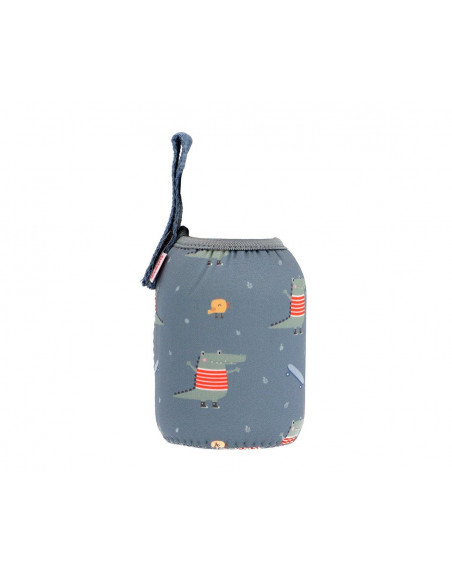 Botella acero con funda Croc 350ml