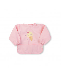 Babero impermeable con mangas Ice cream