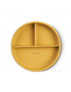 Plato con secciones Food & Fun