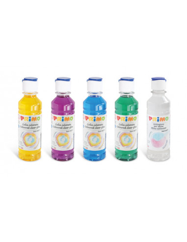 Set slime 4 pegamentos 240ml colores intensos + 1 activador