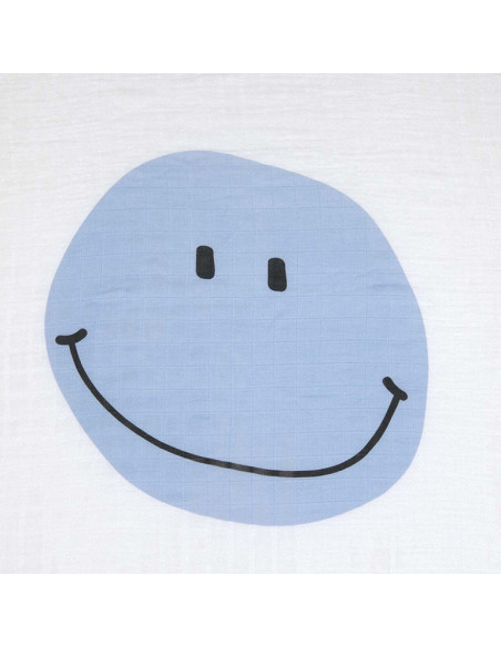 Pack 2 muselinas XL Happy blue