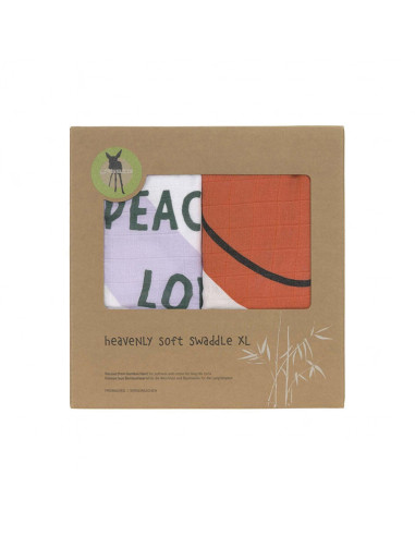 Pack 2 muselinas XL Happy lavender