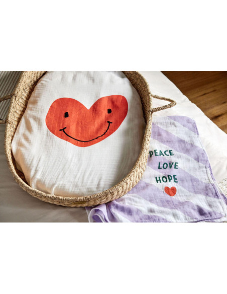 Pack 2 muselinas XL Happy lavender