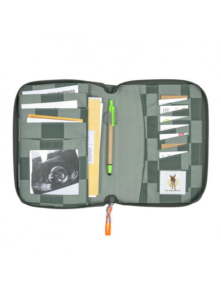 Porta documentos Deep green-olive