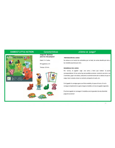 Juego Little Action