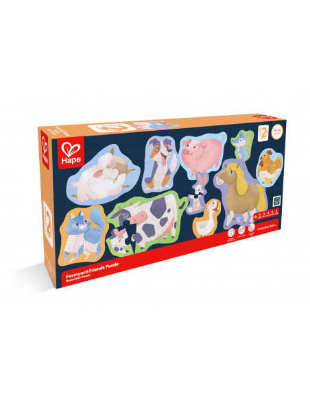Rompecabezas de amigos de la granja