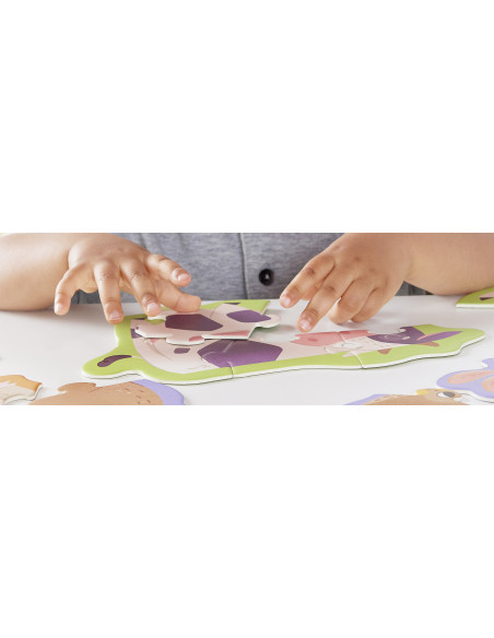 Rompecabezas de amigos de la granja