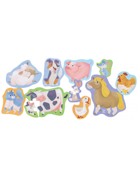 Rompecabezas de amigos de la granja