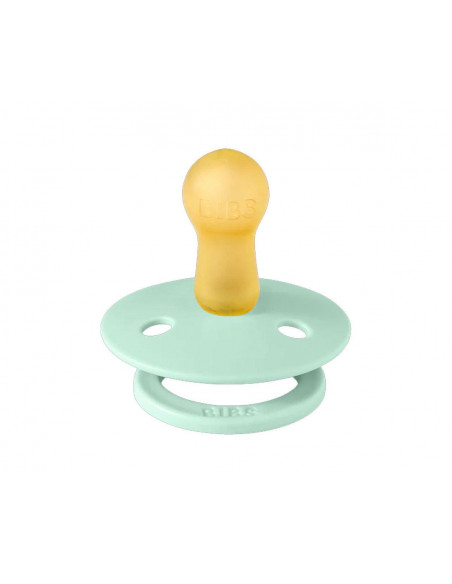 2 Chupetes BIBS Colour Round Nordic Mint-Forest Lake 0-6 M