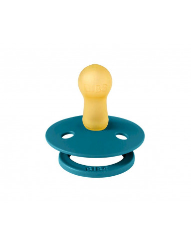 2 Chupetes BIBS Colour Round Nordic Mint-Forest Lake 0-6 M