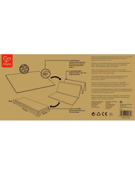 Alfombra plegable alfabeto