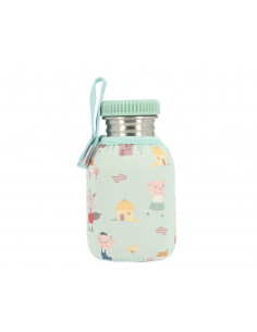 Botella acero con funda the three little pigs 350ml