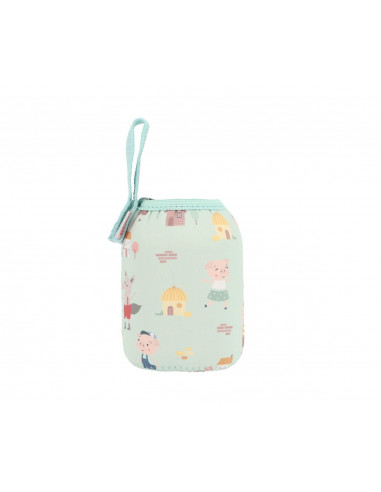 Botella acero con funda the three little pigs 350ml