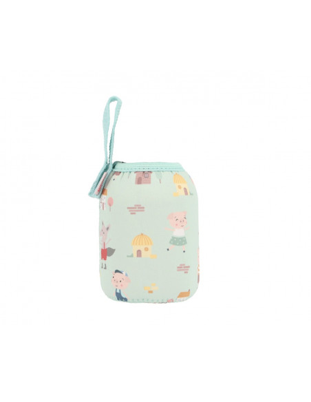 Botella acero con funda the three little pigs 350ml